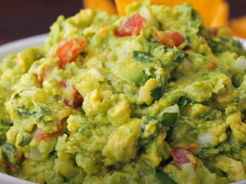 spicy three-chile guacamole recipe