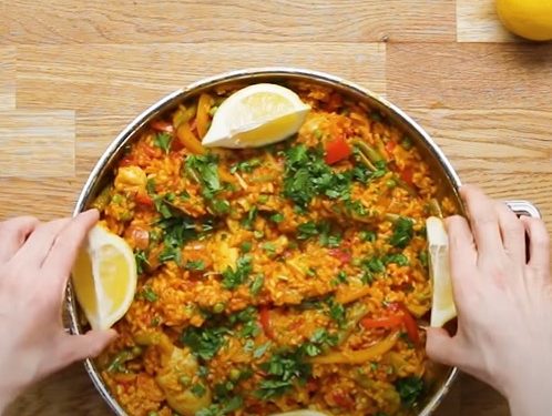 vegetable paella recipe