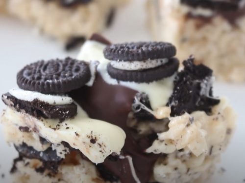 cookies and cream rice krispie treats recipe