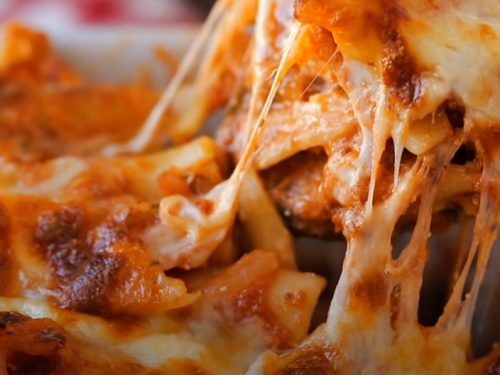 pizza baked ziti recipe