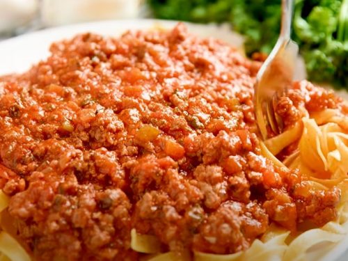 homemade bolognese sauce recipe