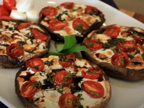 grilled bruschetta portobello mushrooms recipe