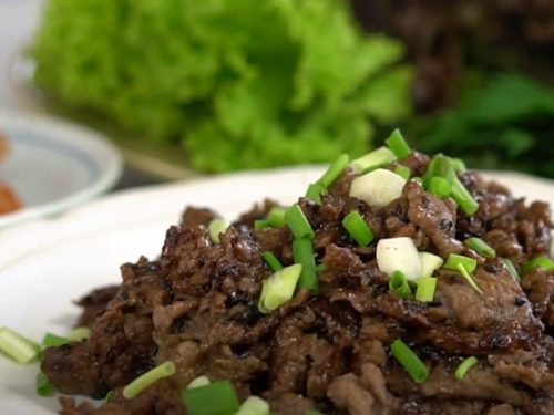 beef lettuce wraps recipe