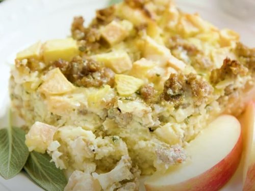 Apple Sausage Breakfast Casserole Recipe