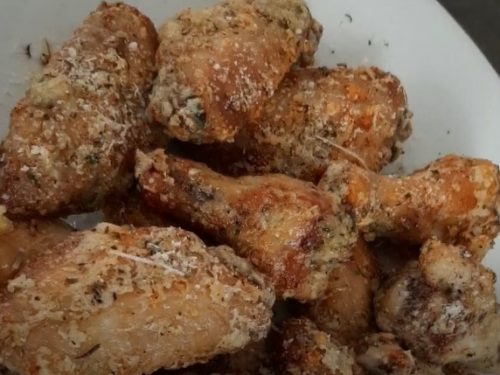 Baked Garlic Parmesan Chicken Wings Recipe