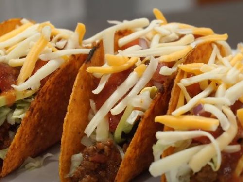 beefy baked tacos recipe