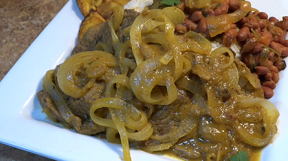 bistec encebollado recipe