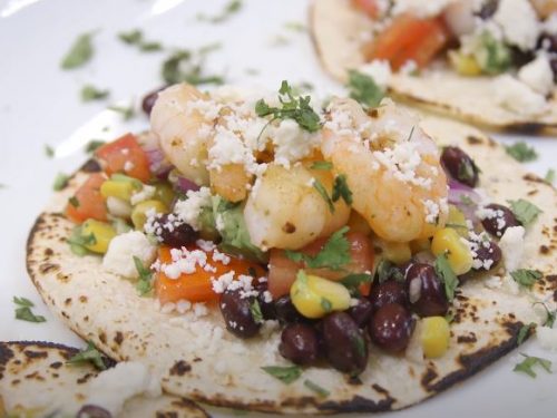 blackened cajun shrimp tacos with avocado salsa recipe