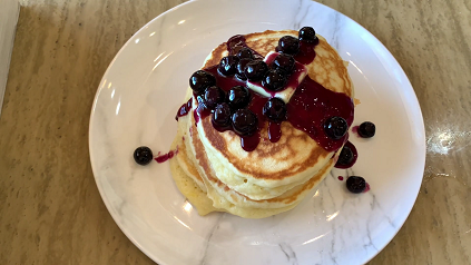 blueberry lemon yogurt pancakes recipe