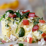 breakfast casserole with spinach and feta recipe