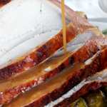 brined and roasted turkey with gravy recipe