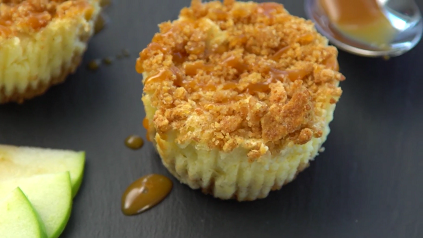 caramel apple mini cheesecakes recipe