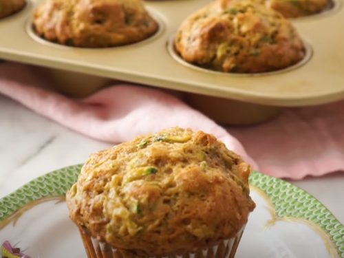 Carrot-Zucchini Yogurt Muffins Recipe