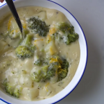 cheddar broccoli potato soup recipe