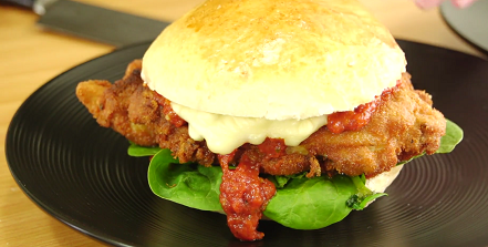 chicken parmesan burger recipe