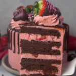 chocolate-covered strawberry cake recipe