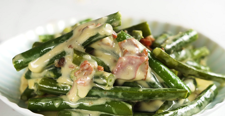 creamy green beans parmesan recipe