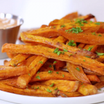 crispy baked sweet potato fries recipe