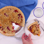 deep dish peach raspberry pie recipe