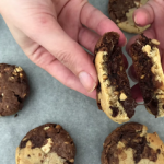 double chocolate chip swirl cookies recipe