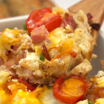 everything bagel breakfast casserole recipe