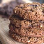 flourless almond butter choco chip cookies recipe