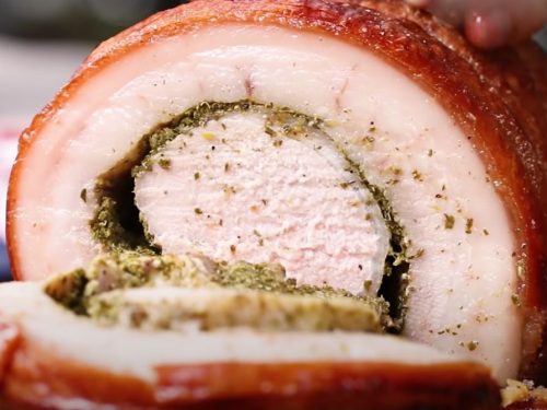 Holiday Garlic Herb Porchetta Recipe