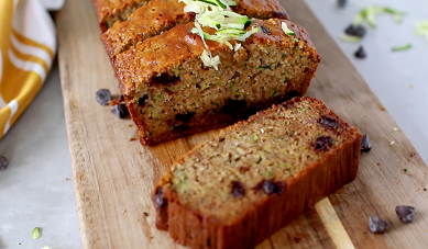 low fat chocolate chip zucchini bread recipe