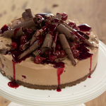 no bake cherry chocolate cheesecake recipe