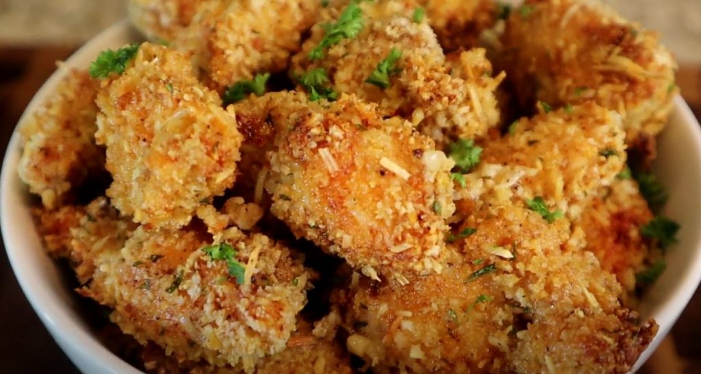 Panko-Crusted Chicken Bites with Apricot-Mustard Sauce Recipe