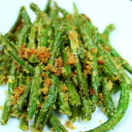 roasted green beans with garlic lemon pine nuts parmigiano reggiano recipe