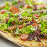 salad pizza recipe