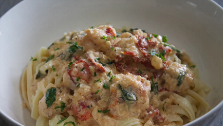 salmon and lobster pasta recipe