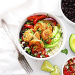 shrimp fajita bowls recipe