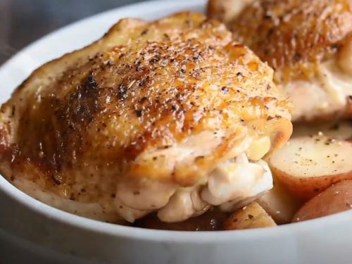 slow cooker parmesan garlic herb chicken recipe