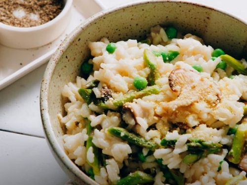 Spring Vegetable Risotto with Grana Padano Recipe