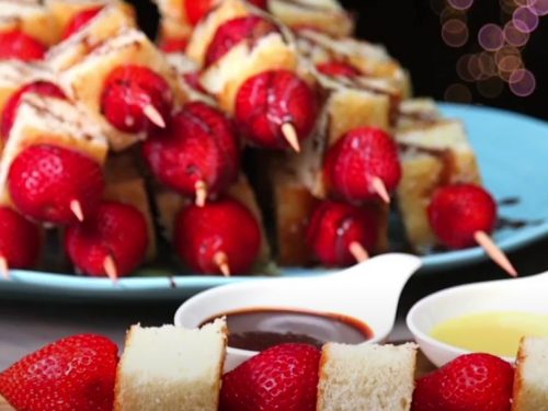 Strawberry Shortcake Kabobs Recipe