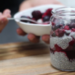 superfood triple berry chia pudding recipe