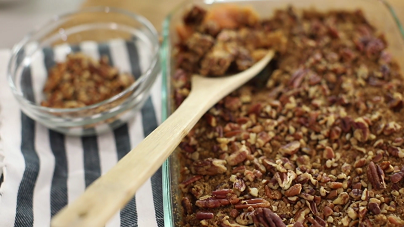 sweet potato casserole with pecan streusel recipe