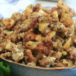 thanksgiving stuffing with sausage and apples recipe