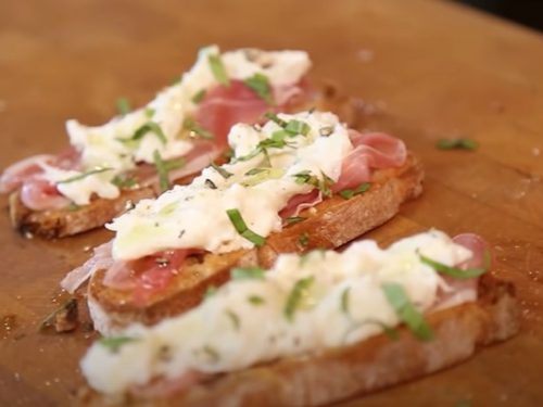 white-bean and prosciutto bruschetta recipe