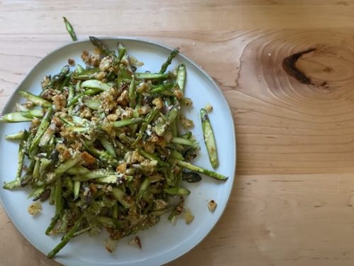 scallion and asparagus salad recipe