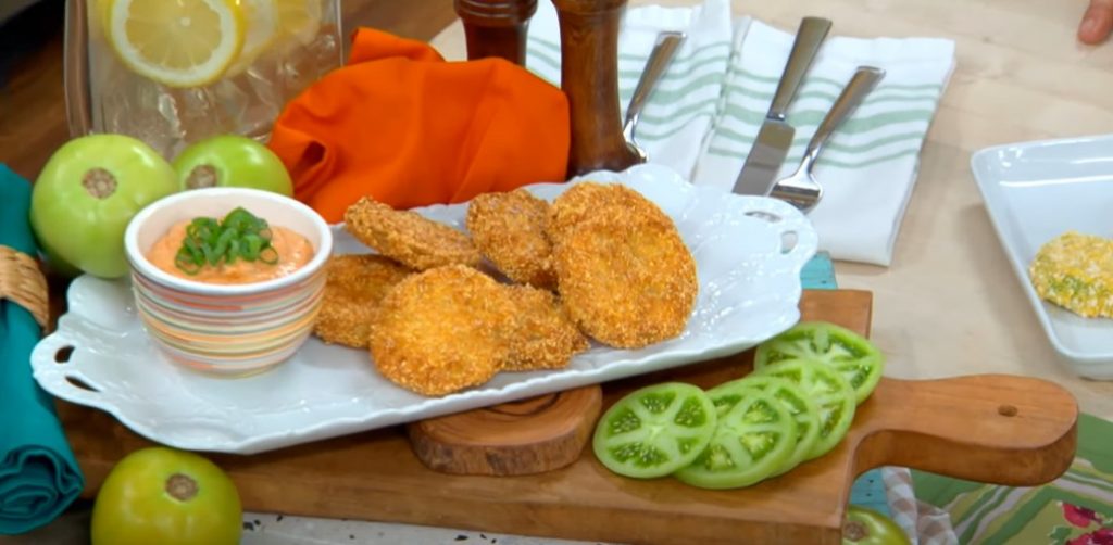 fried green tomatoes with shrimp remoulade recipe