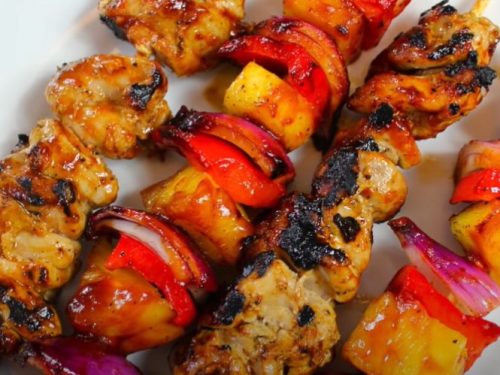 chicken and pineapple kabobs recipe