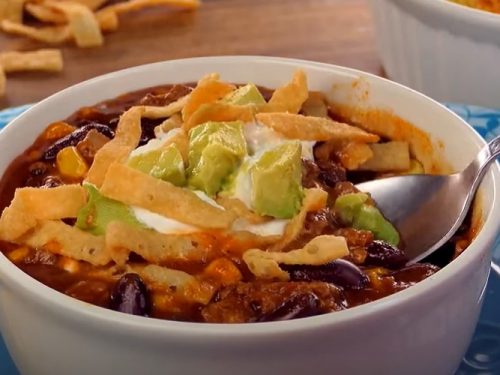 slow cooker taco spice chili recipe