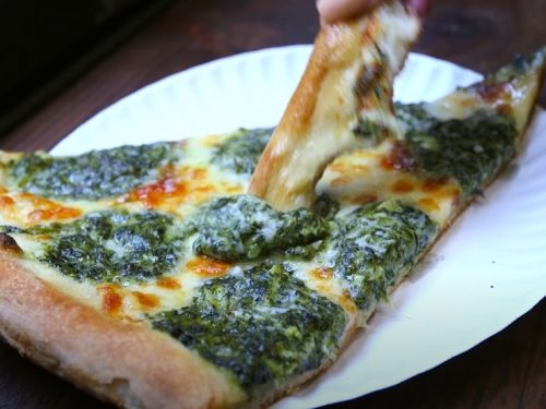 spinach and pepper-jack pizza recipe