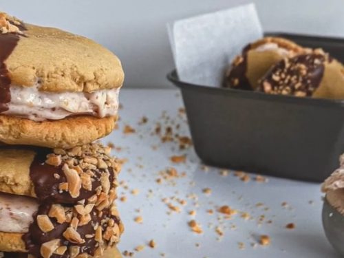 pb and j ice cream sandwiches recipe