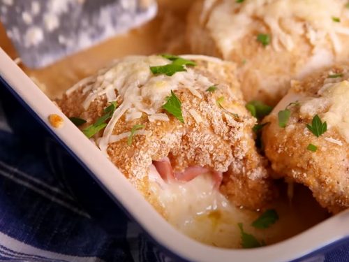 chicken cordon bleu roll ups recipe