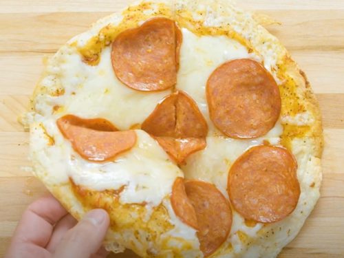 tortilla pepperoni pizza recipe