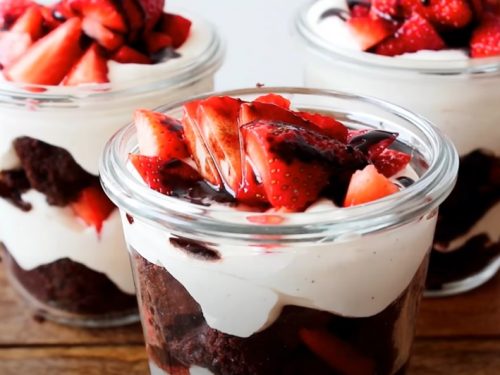 brownies and cream fruit trifle recipe